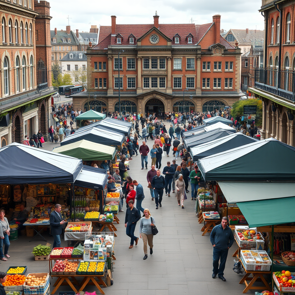 More than 90 traders set for Nottingham city centre market return